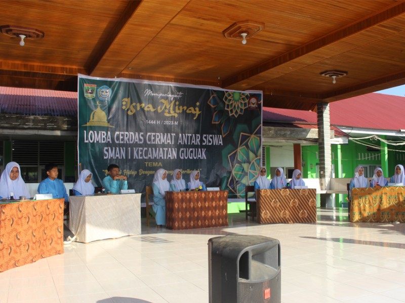 Semarak Isra Mi'raj Nabi Muhammad SAW, OSIS SMANSAGU Adakan Lomba Adzan dan Cerdas Cermat