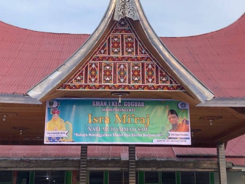 SMAN 1 Kec. Guguak Memperingati Isra’ Mi’raj Nabi Muhammad SAW
