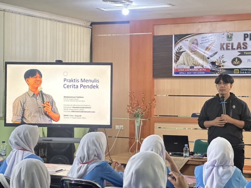 Merawat Kata, Menyalakan Imajinasi: SMAN 1 Kec. Guguak Dorong Murid Berkarya melalui Cerpen