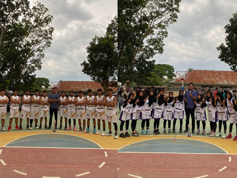 Tim Basket SMAN 1 Kecamatan Guguak Kembali Berjaya dalam Turnamen Perbasi Cup I Tahun 2022
