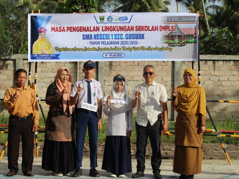 Memasuki Tahun Ajaran Baru, SMAN 1 Kecamatan Guguak Laksanakan Masa Pengenalan Lingkungan Sekolah