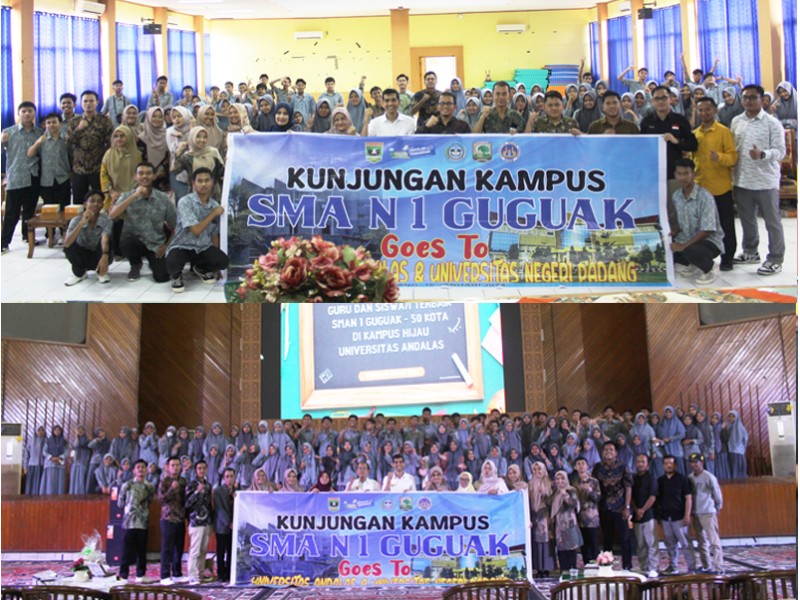 SMA Negeri 1 Guguak Laksanakan Kunjungan ke Universitas Andalas dan Universitas Negeri Padang